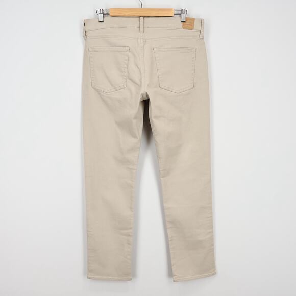 NWT J.Crew Men's 770 Straight-Fit Bergen Five-Pocket Pant Sandwash Canvas 33x32 - Picture 4 of 11